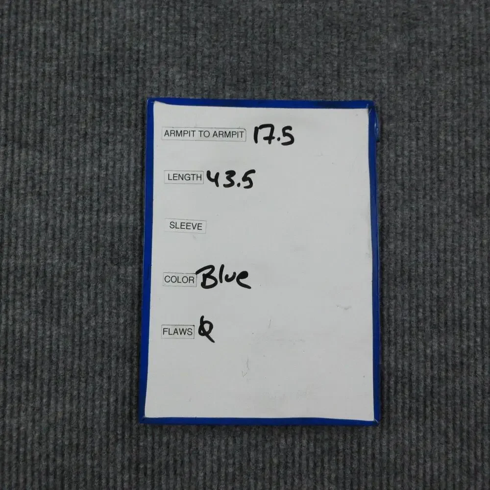 COS Dress Womens 6 Blue V-Neck Long Shift Tie String Lined Pullover Linen NWT